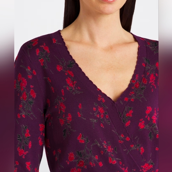 Daniel Rainn Surplice Sweater - Picture 2 of 11